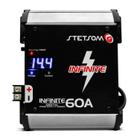 Fonte Automotiva Stetsom Infinite 60a Amp Bivolt Digital 12v