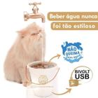 Fonte Bebedouro Para Cães E Gatos Pets Automática Elétrica Torneira Mágica Magicat Com Suporte Bivolt Catmypet