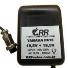Fonte carregador 18,5V para mesa de som Yamaha PA-10 modelo MW 8C