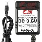 Fonte Carregador 3,6V Para Parafusadeira Wap Wesco Worker