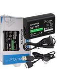 Fonte Carregador Bivolt Sony Ps Vita Psvita + Cabo Usb