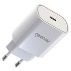 Fonte carregador USB tipo C turbo 25w PD para S23 S22 S21 S20 ou iPhone 15 14 13 12 11 e Android celular rápido original Geonav CH25PDWT