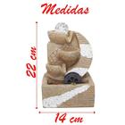 Fonte De Água Decorativa Cascata 3 Quedas Com Roda D'Água Lu