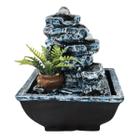 Fonte de Água Decorativa Pedras com Jarro Cascata Feng Shui