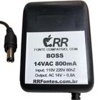 Fonte de alimentação 14Vac para equalizador Boss BRC-120 modelo GT-820