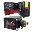 Fonte de Alimentação ATX 600w Reais Gamer PC Bivolt 110V/230V Dmix Dex AF-600