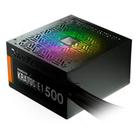 Fonte de Alimentação Gamdias Kratos E1 RGB 500W 80 Plus Bronze