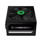 Fonte de Alimentação Gamemax GS600 80 Plus White 600W Com PFC - Preto