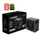 Fonte de alimentação Gamer ATX 500W BPC/500PFCA 115V/230V PFC ATIVO