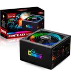 Fonte De Alimentação Gamer Atx 500w Cowboy Leds Rgb Bivolt