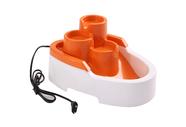 Fonte e Bebedouro Para Cães e Gatos Eletrica Duracats Bivolt 2,5 Lts Laranja