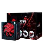 Fonte Gamer ATX BRX B-S650W, 650W Real, Cooler120mm, Bivolt Chaveada - Br X