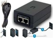 Fonte ubiquiti p/ antenas (poe+lan) 24w (1a)