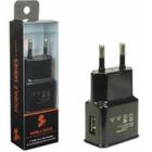 Fonte USB de parede 5V 2.1A - preto 044-0002 - CHIP-SCE