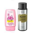 Forever Leave-in DesmaiaCabelo140g+Wess Blond Shampoo 250ml