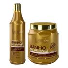 Forever Liss Kit Banho De Verniz Shampoo 500ml, Mascara 1Kg