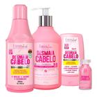 Forever Liss Kit Desmaia Cabelo 2.0 Shampoo 300ml, Máscara Mais Potente 200g, Leave-In 5 Em 1 140g, Ampola Mais Potente