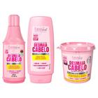 Forever Liss Kit Desmaia Cabelo Shampoo 300ml, Condicionador 300g, Máscara Ultra Hidratante 350g