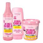 Forever Liss Kit Shampoo Desmaia Cabelo 500Ml, Condicionador 300g, Máscara Ultra Hidratante 350g