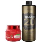 Forever Mask de Morango 250g + Wess OX 20 Vol. 900ml