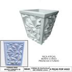 Forma 3d Mini Vaso Alpes 25x22x15cm Abs 1,5mm Virgem Molde para gesso Ou Cimento IN640