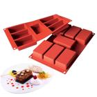 Forma 7 Moldes Retangular Chocolate Doce Silicone Silikomart