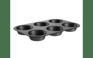 Forma Com 6 Divisões Brinox Bakeware 27,2 cm Grafite