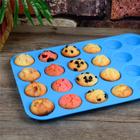 Forma Cupcake Silicone 24 Cavidades