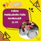 Forma De Alumínio Para Modelar Hamburguer 12cm Cozinha