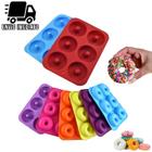 Forma de Donuts e Rosquinhas Doces Silicone Antiaderente para Cozinha Multiuso Colorida - Clink