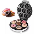 Forma De Fazer Donuts 1200w Rosquinha Elétrica 127v branca ou preta conforme estoque