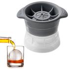 Forma de Gelo Esférico Grande Whisky para Drinks Silicone - Novo Seculo