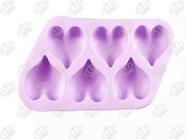 Forma de Silicone CoraÆo 6Cav. Ib-1651 / S-785