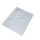 Forma de silicone esfera de 70mm 3 partes cod 9812 bwb