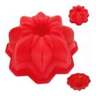 Forma De Silicone Flor 24Cm Sn20276 Mimo Style Unic Vermelho