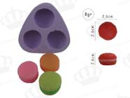 Forma de Silicone Macaron Paris 3Cav. Ib-1017 / S-961