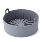 Forma de Silicone para Air Fryer Cesto Redondo com alça Diâmetro 19cm Weck