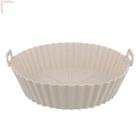 Forma De Silicone Para Air Fryer Forno Microondas Fritadeira Assadeira Reutilizável Antiaderente Flexível