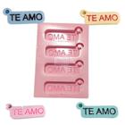 Forma de Silicone - Pingente Te Amo 4 cav