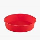 Forma De Silicone Redonda Vermelho - Quality