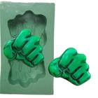 Forma de Silicone - Soco Incrível Hulk 2 cav - Decore Artesanatos SP