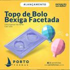 Forma Especial (3 partes) para Chocolate Porto Formas Topo de Bolo Bexiga Facetada (1200)