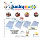 Forma especial chocolate páscoa c/ 3 partes lucky fest