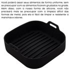 Forma Forro Silicone Reutilizavel Air Fryer Antiaderente