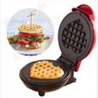Forma Máquina de Fazer Waffle Grill Panqueca Elétrica 110v - SWEET HOME