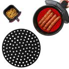 Forma para Airfryer de Silicone Tapete Reutilizável Antiaderente