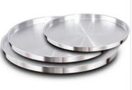 Forma Para Pizza - Kit com 3 Formas Assadeira de Pizza 27/32/37cm alumínio resistente