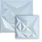 Forma Placa Gesso Molde 3d 50 X 50 Triangulo Bali Pronta Entrega