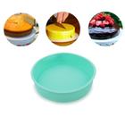 Forma Silicone Redonda Furo Decorada Bolo Pudim Torta - Dupari