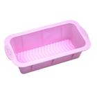 Forma Retangular Para Bolo Torta 25X12X7Cm Em Silicone Rosa - Dolce Home